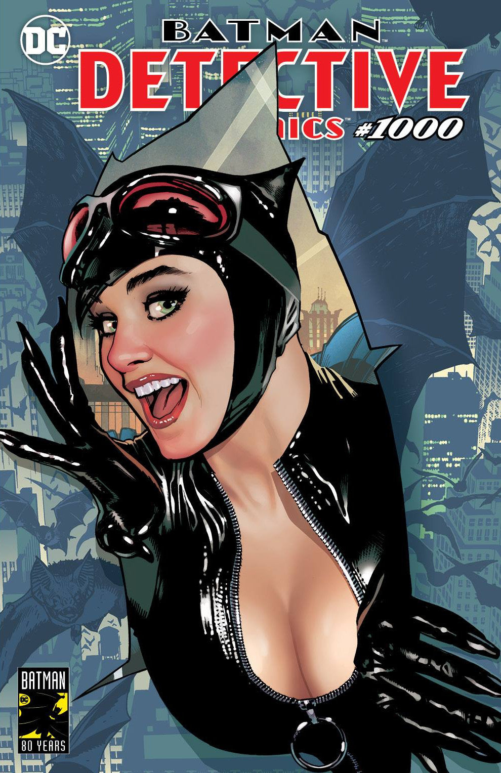 Batman Detective Comics #1000 DC 2018 Adam Hughes Catwoman Exclusive Variant