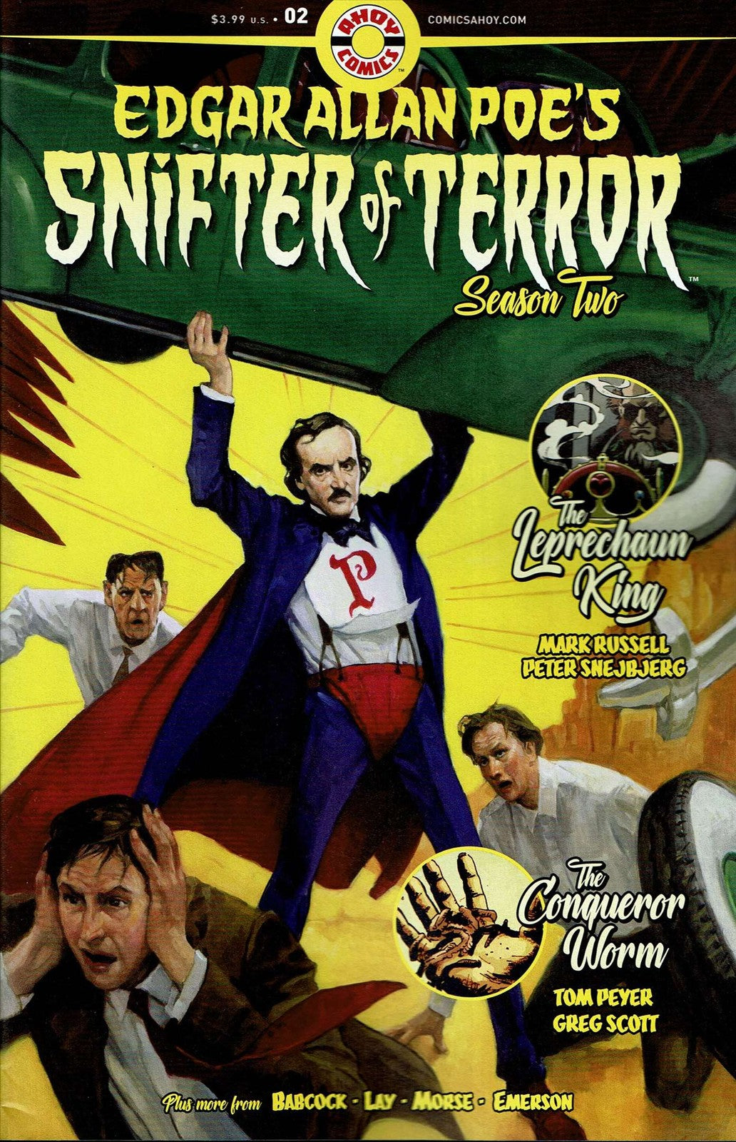 EDGAR ALLAN POES SNIFTER OF TERROR SEASON 2 #2 (OF 6) Ahoy 2019 NM Action Comics 1 Superman Homage