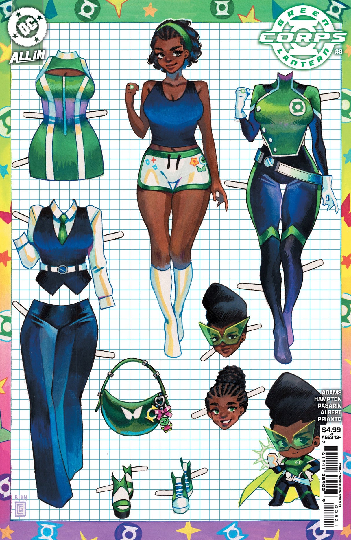 Green Lantern Corps #8 B Rian Gonzales Variant (Starbreaker Supremacy) (09/10/2025) Dc