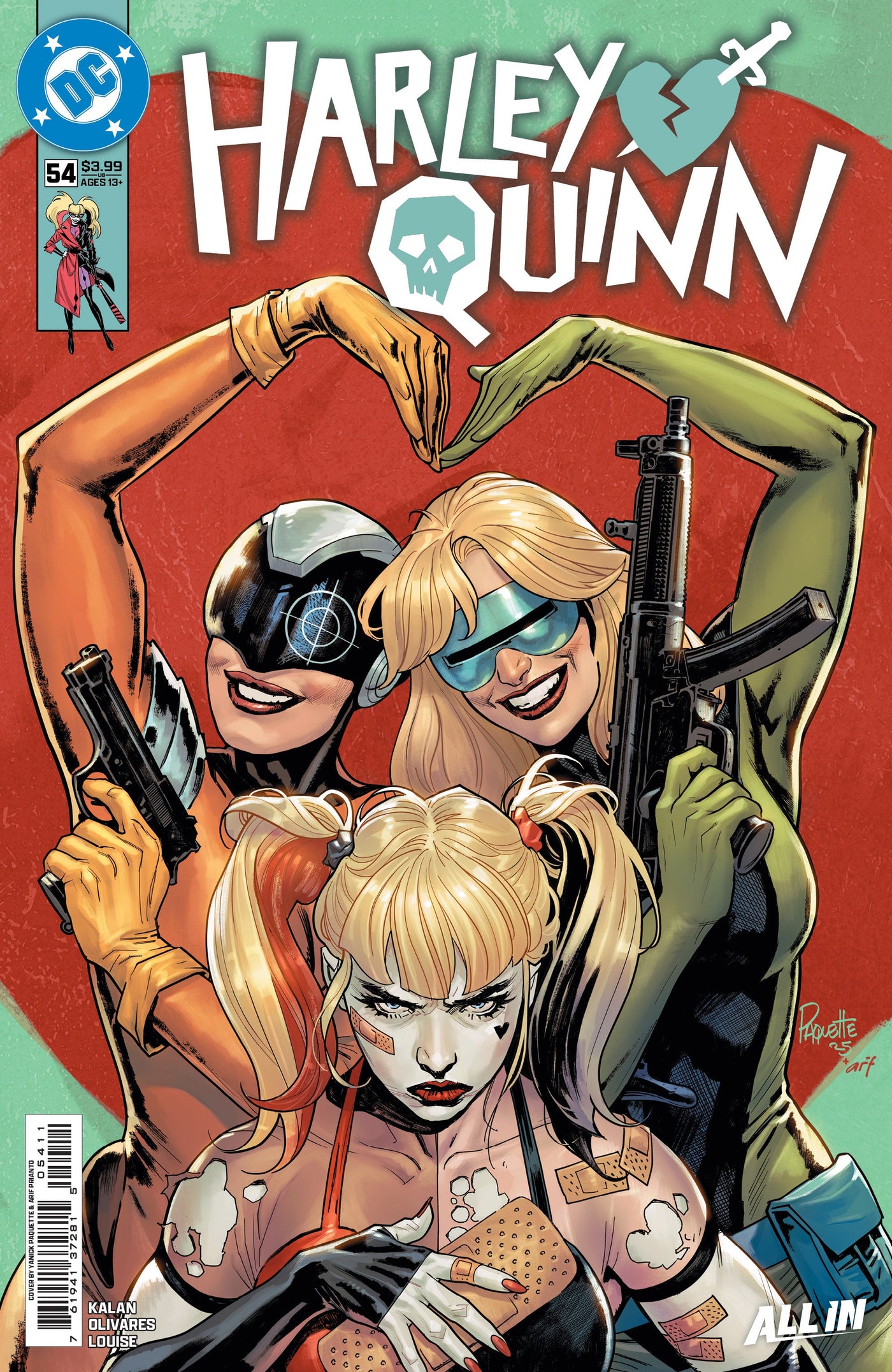 Harley Quinn #54 A Yanick Paquette Elliott Kalan (09/24/2025) Dc