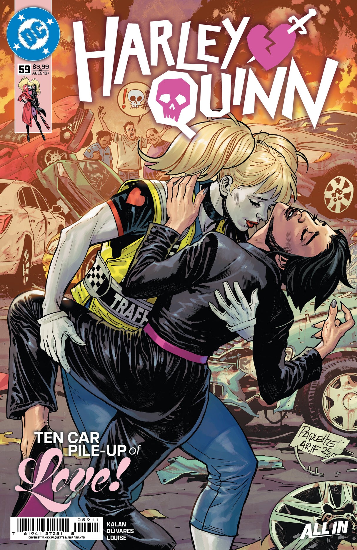 Harley Quinn #59 A Yanick Paquette Elliott Kalan V-J Day Kiss Homage (02/25/2026) Dc