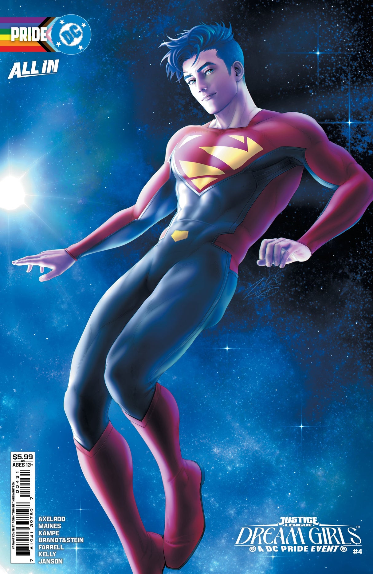 Justice League Dream Girls A Dc Pride Event #4 (Of 4) C Robin Zombie Higginbottom Variant (06/24/2026) Dc
