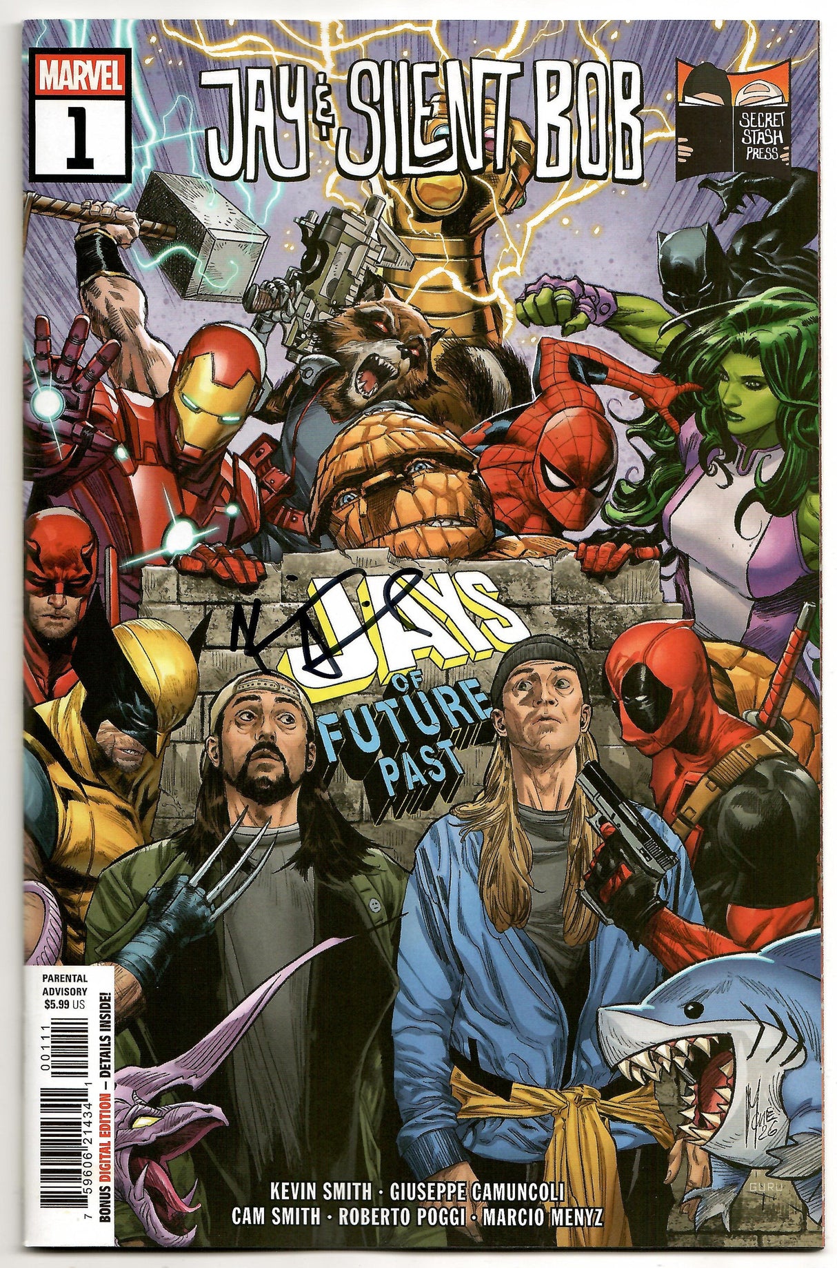 Jay & Silent Bob Jays Of Future Past #1 A Marco Checchetto SIGNED Kevin Smith (06/10/2026) Marvel