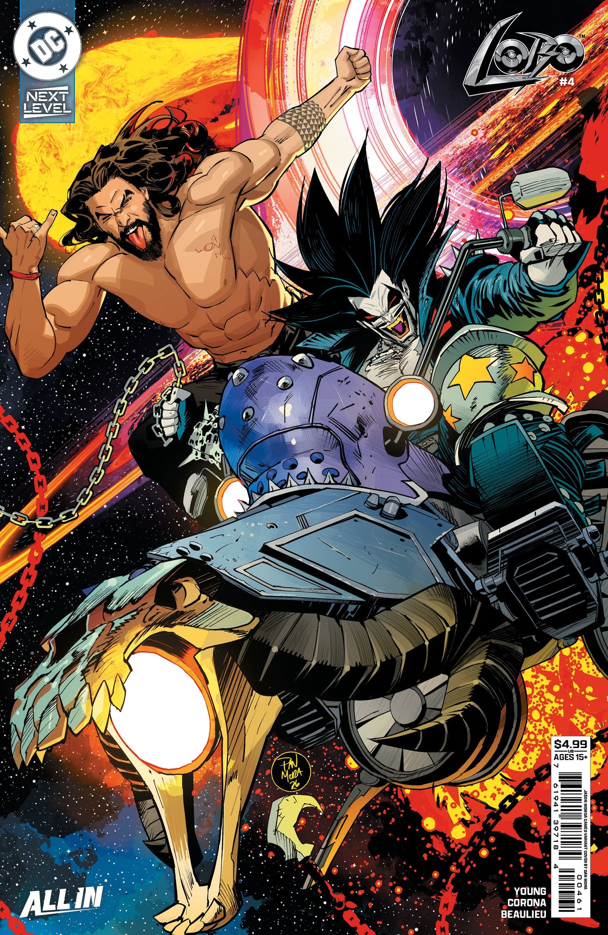 Lobo #4 F Dan Mora Jason Momoa Cameo Variant (06/17/2026) Dc