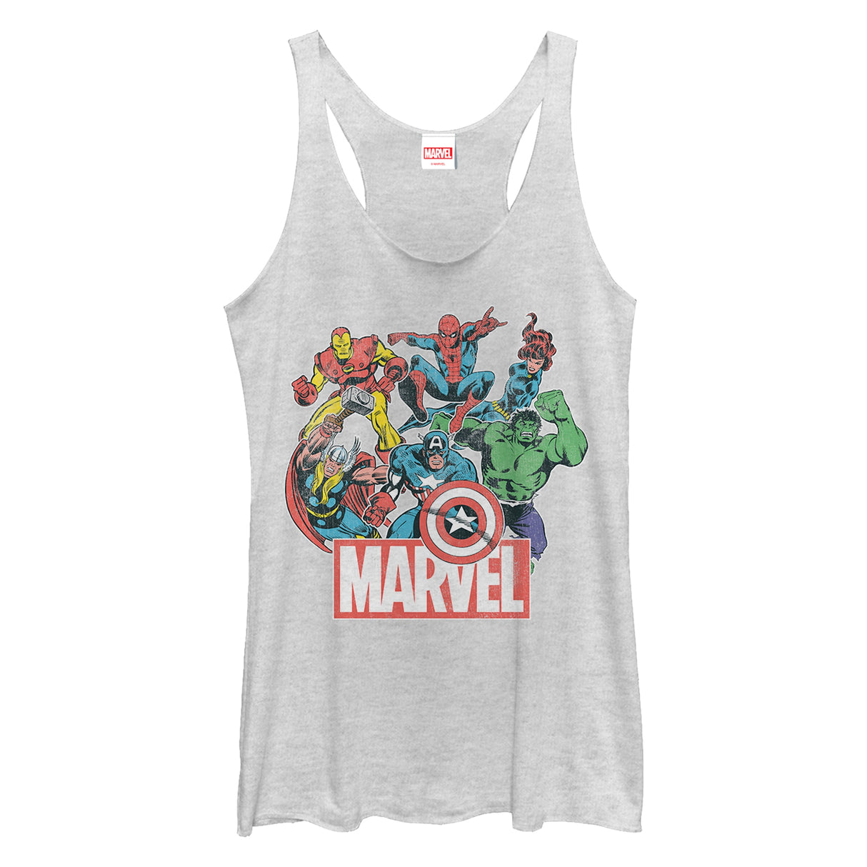 Marvel Heroes of Today Juniors Tank Top Shirt