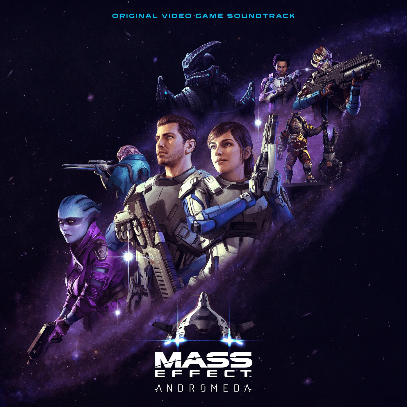 Mass Effect: Andromeda (3LP Box Set, "Aurora Relay" Limited Exclusive) (Vinyl)