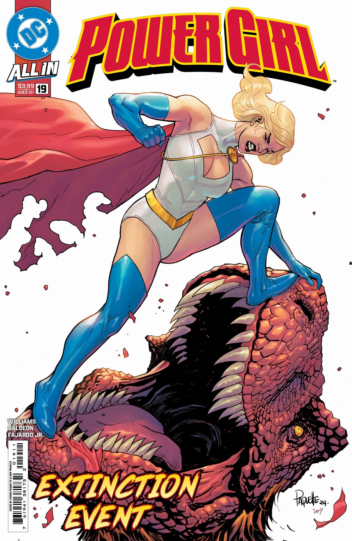 Power Girl #19 A Yanick Paquette Leah Williams (03/26/2025) Dc