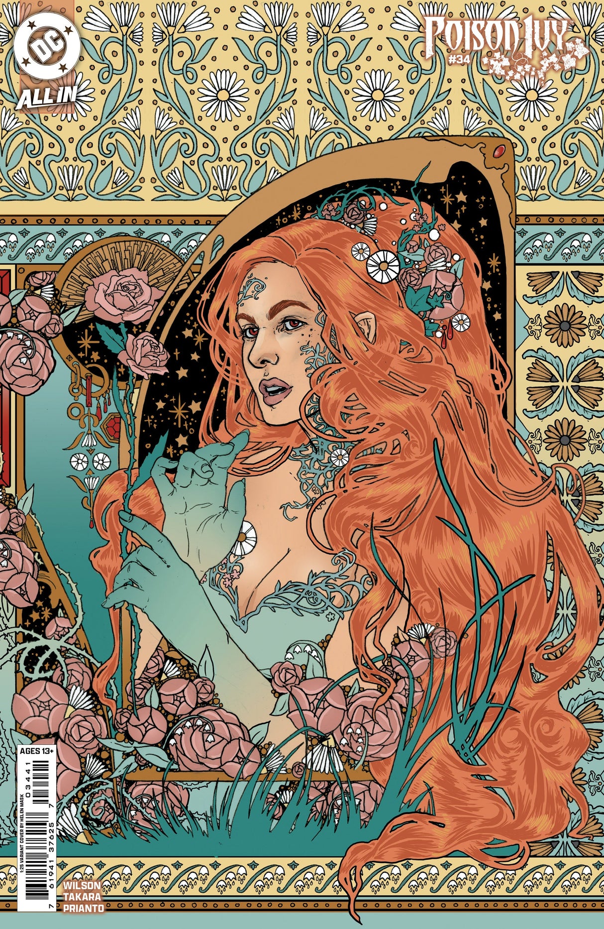 Poison Ivy #34 E 1:25 Helen Mask Variant (06/04/2025) Dc