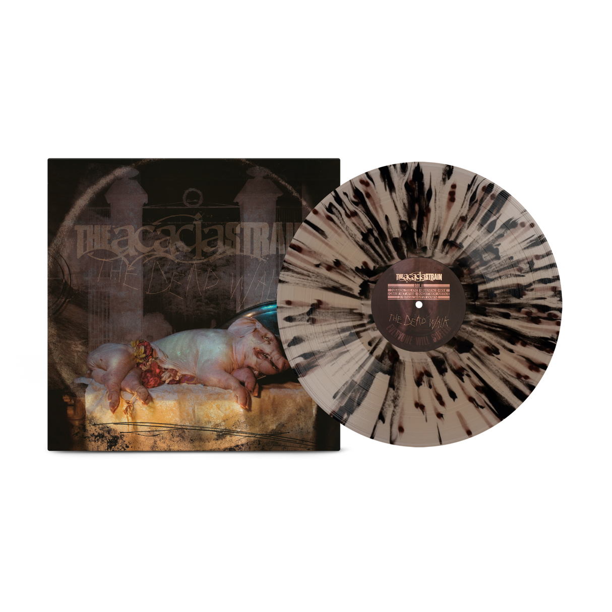 The Acacia Strain - Dead Walk on Pig Skin Splatter Vinyl