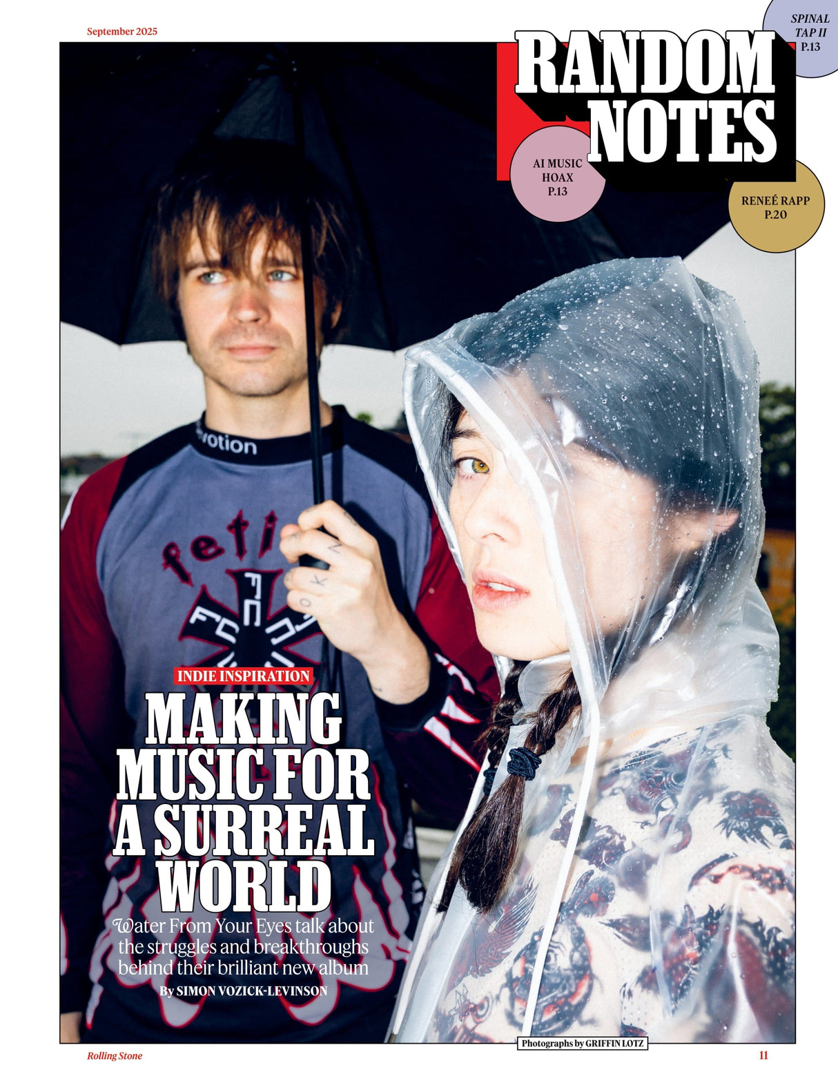 Rolling Stone - September 2025: Steve Lacy’s Life & Music, Renée Rapp Unfiltered, Remembering Sly Stone, Ozzy & Brian Wilson, Top Influential Creators, Americans Fleeing The American Dream & More!