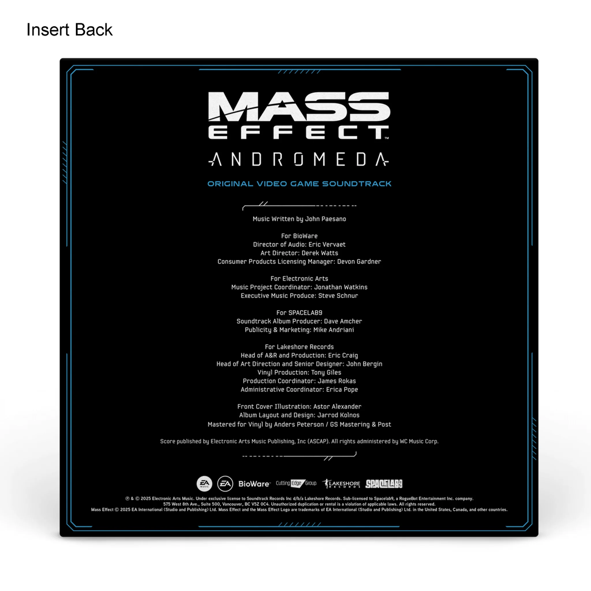 Mass Effect: Andromeda (3LP Box Set, "Aurora Relay" Limited Exclusive) (Vinyl)