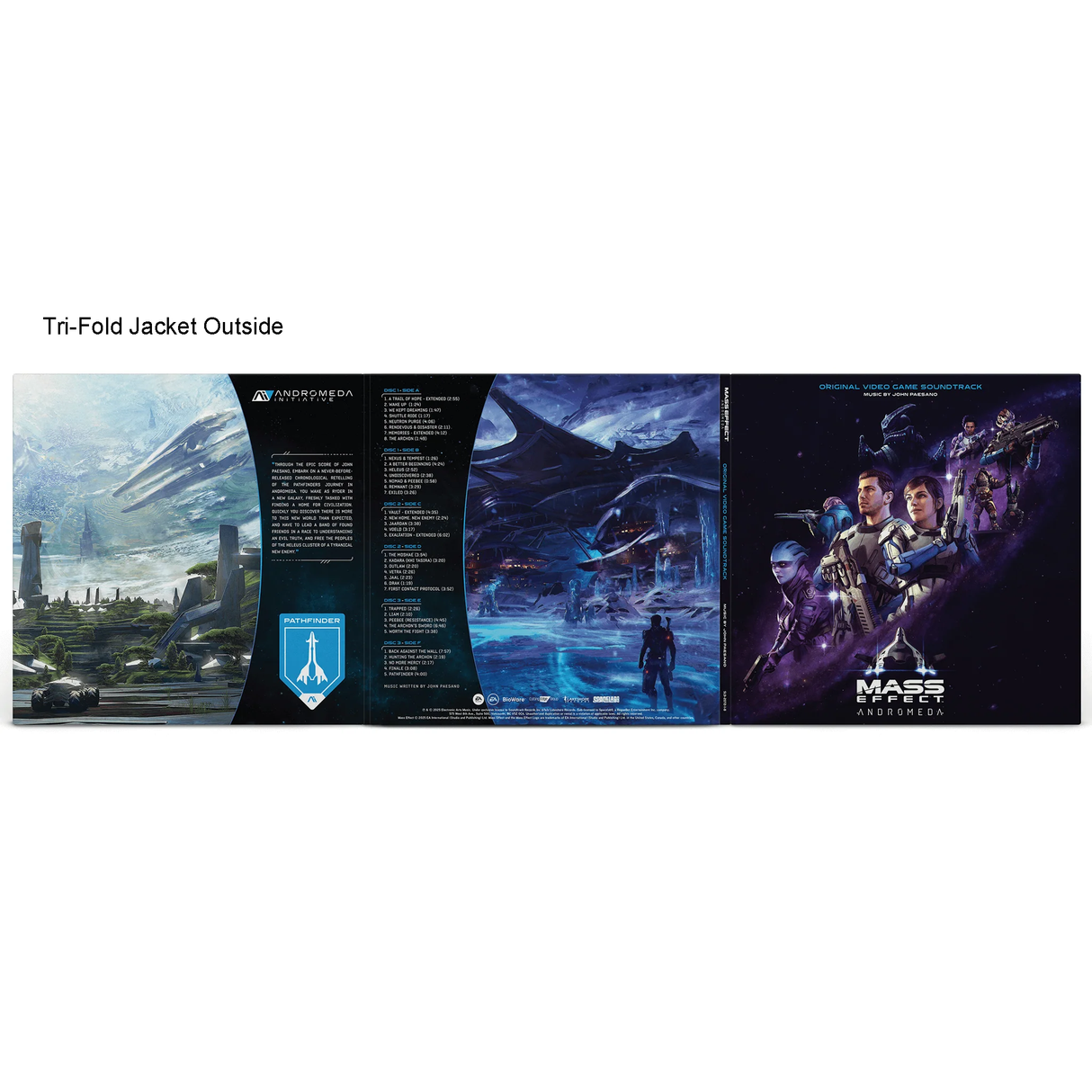 Mass Effect: Andromeda (3LP Box Set, "Aurora Relay" Limited Exclusive) (Vinyl)