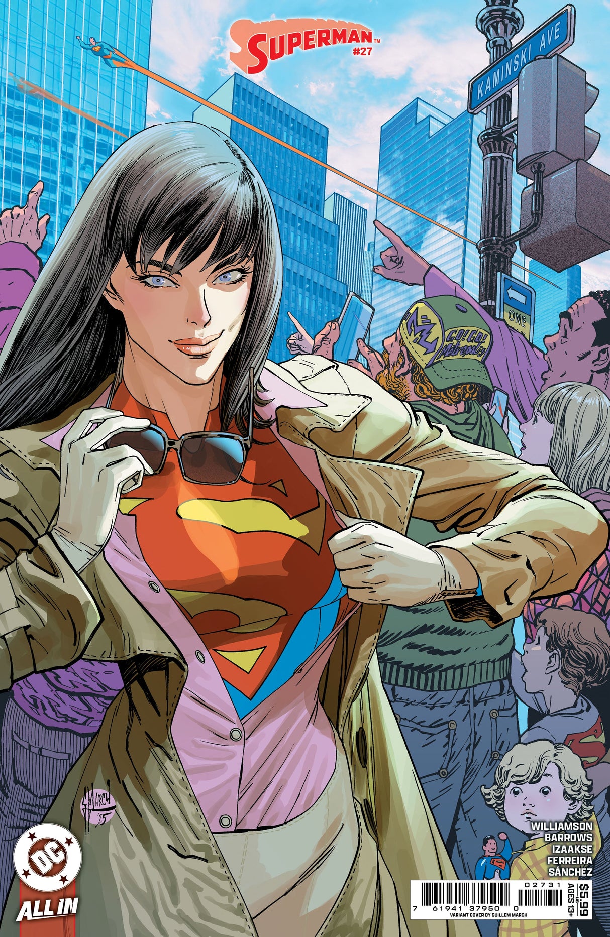Superman #27 C Guillem March Variant (06/25/2025) Dc