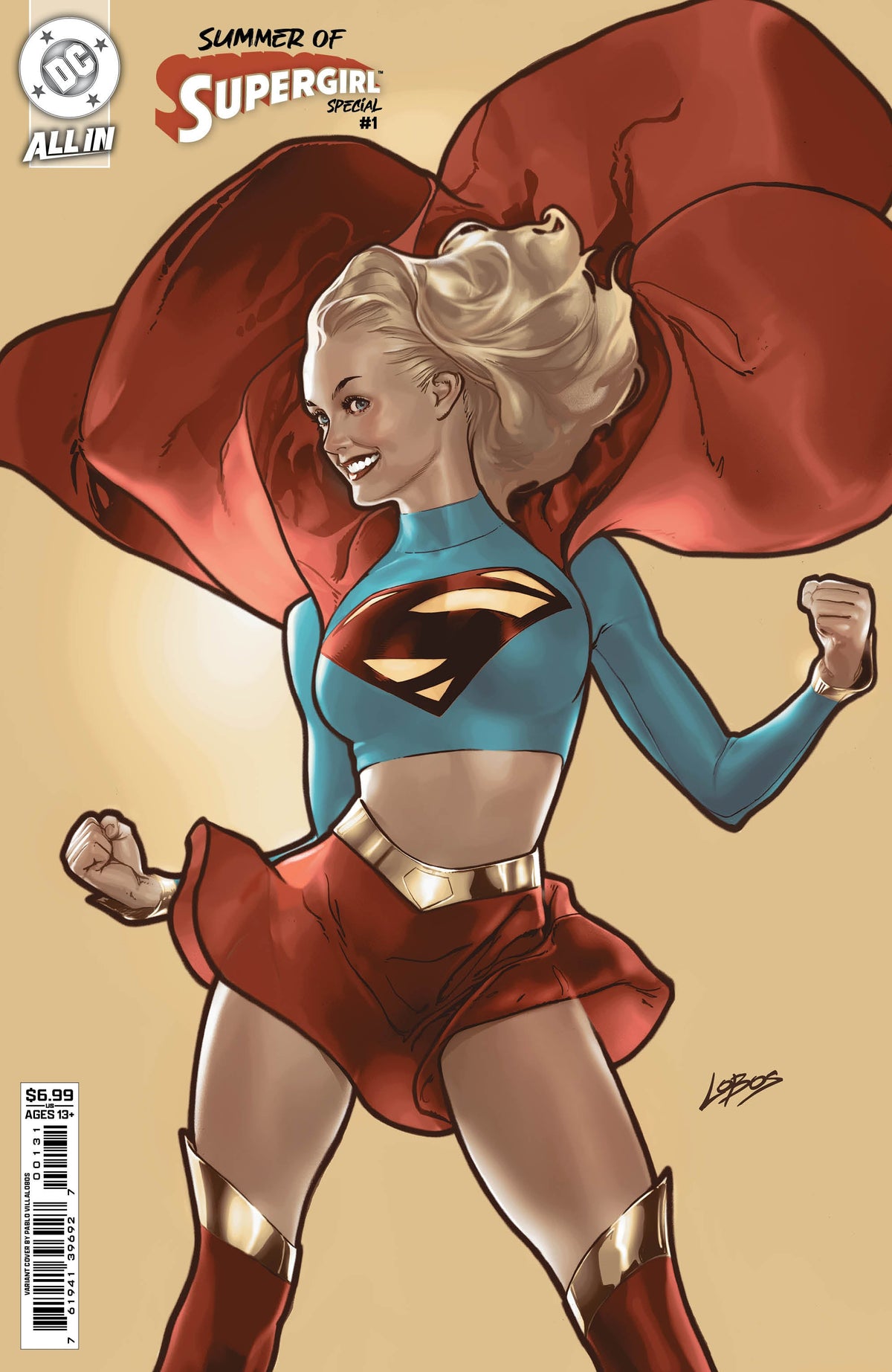 Summer Of Supergirl Special #1 (One Shot) B Pablo Villalobos Variant (06/24/2026) Dc