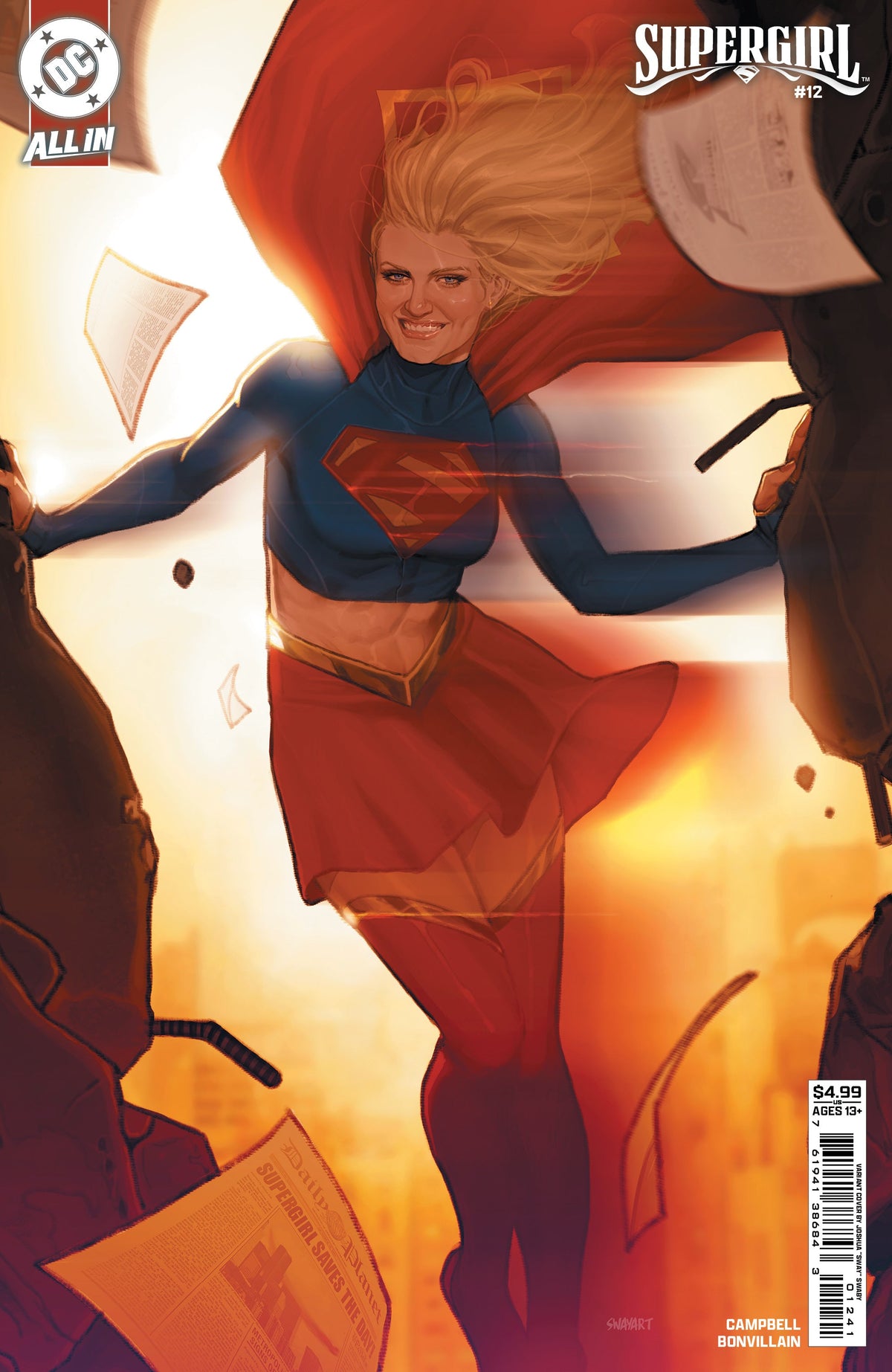 Supergirl #12 D Joshua Sway Swaby Variant (The Reign Of The Superboys) (04/08/2026) Dc