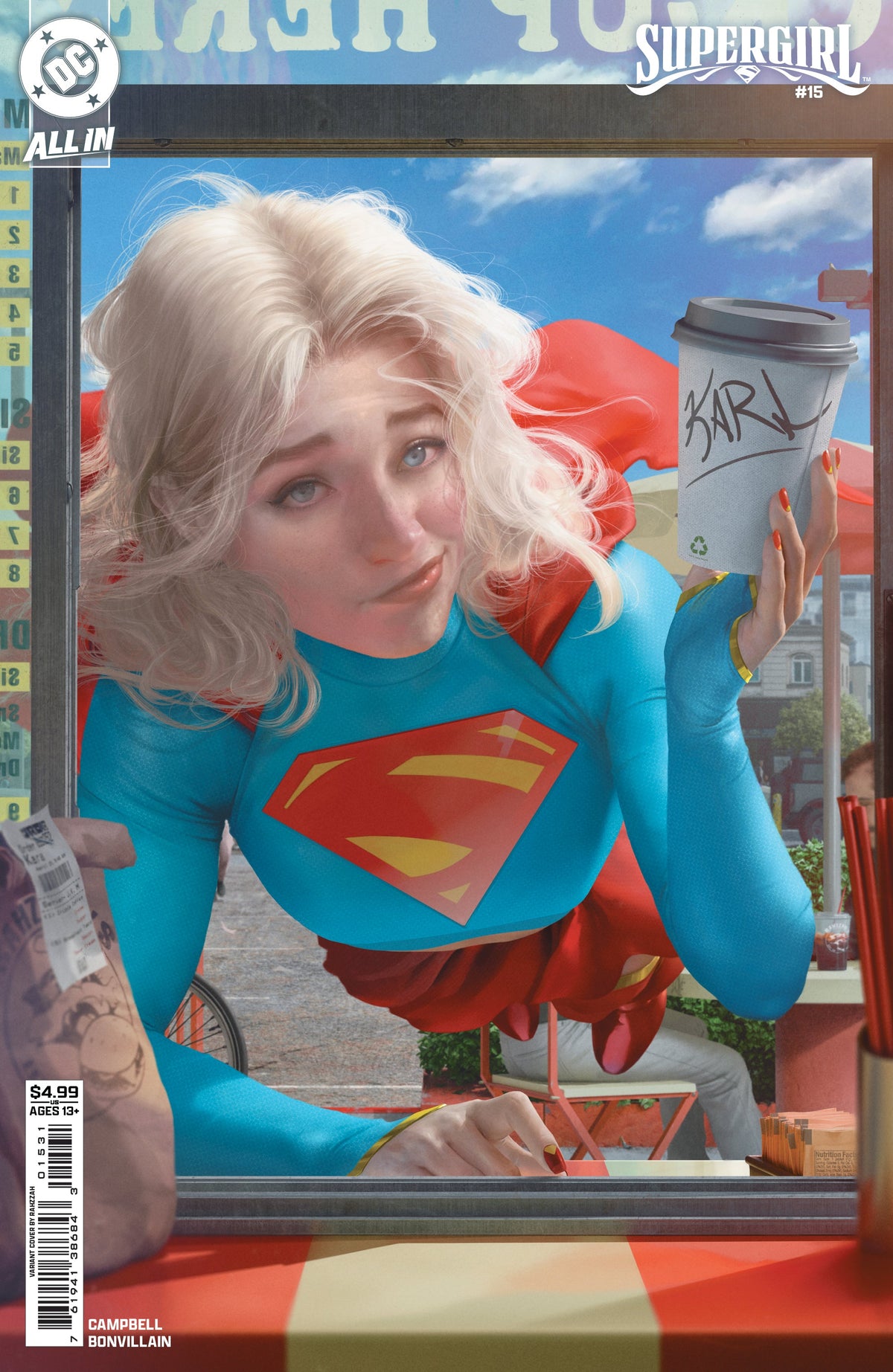 Supergirl #15 C Rahzzah Variant (The Reign Of The Superboys) (07/08/2026) Dc