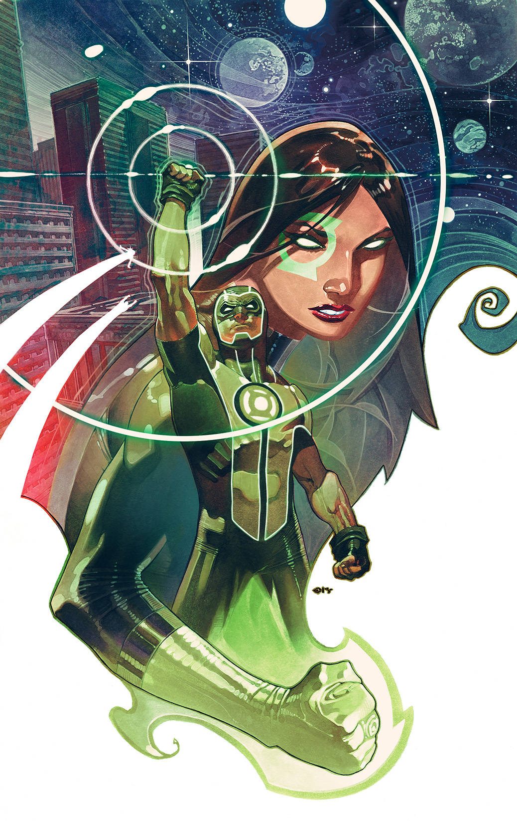 GREEN LANTERNS #54 DC B Chris Stevens Variant (09/05/2018)