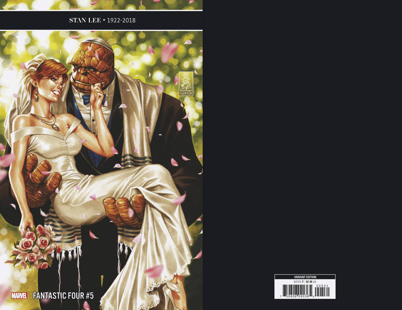 FANTASTIC FOUR #5 Marvel Mark Brooks Wedding Variant (12/26/2018)