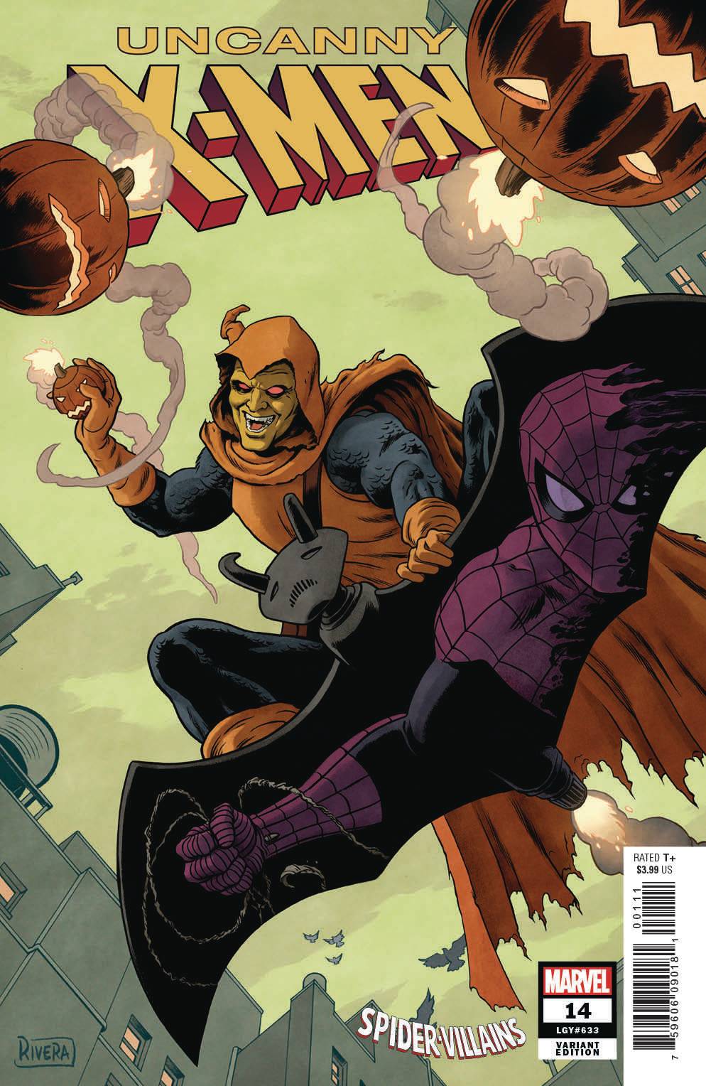 UNCANNY X-MEN #14 Paolo RIVERA SPIDER-MAN VILLAINS Variant (03/20/2019) MARVEL