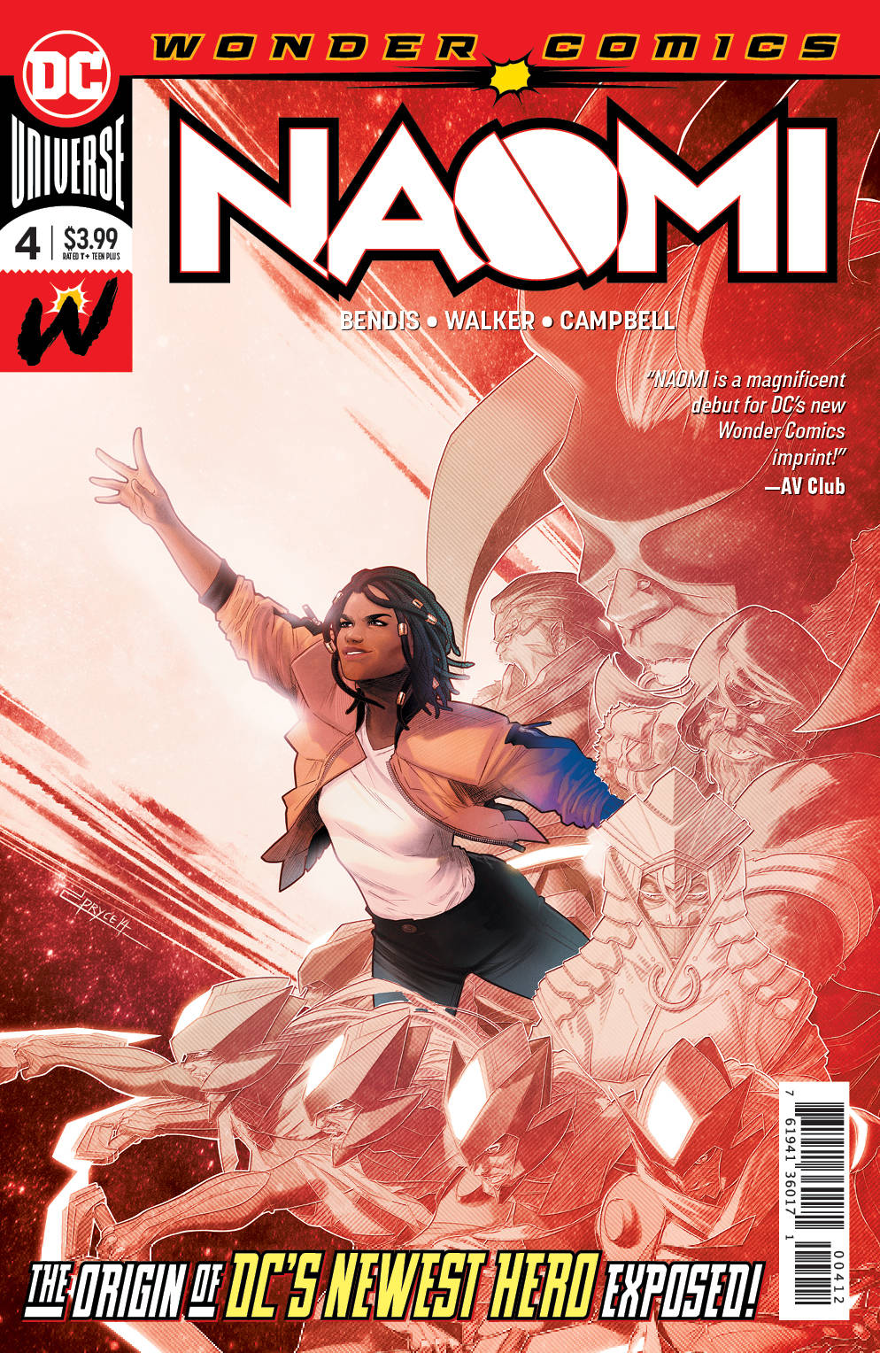 NAOMI #4 2nd Print Jamal Campbell Variant Brian Michael Bendis (05/15/2019) DC
