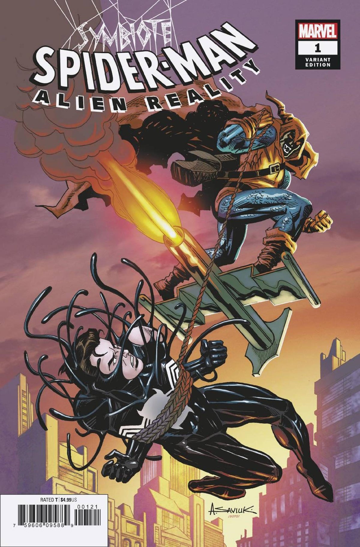 SYMBIOTE SPIDER-MAN ALIEN REALITY #1 (OF 5) 1:25 Alex SAVIUK Variant (12/11/2019) MARVEL