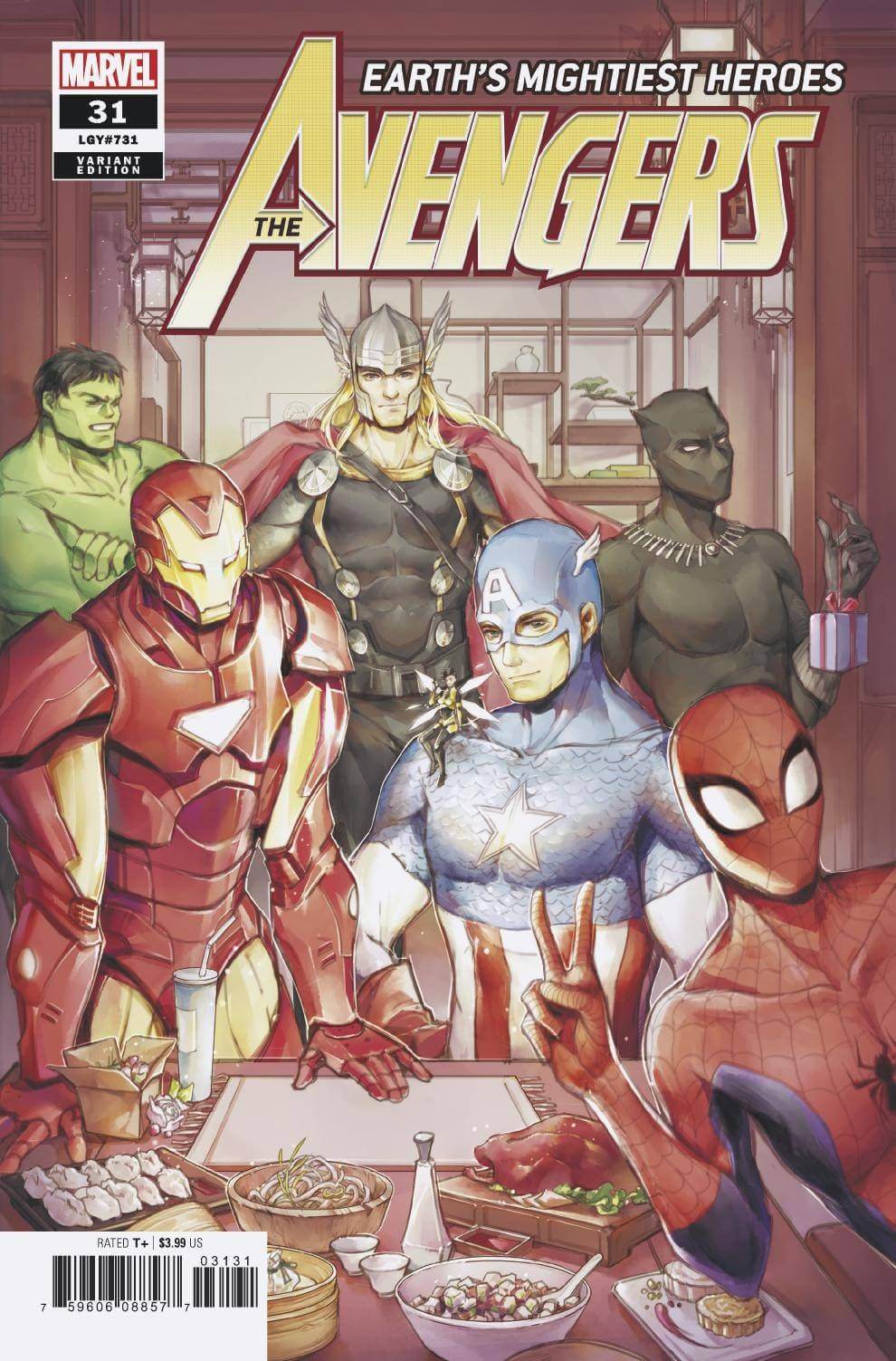 AVENGERS #31 C TIANQI HU CHINESE NEW YEAR Variant (02/26/2020) MARVEL