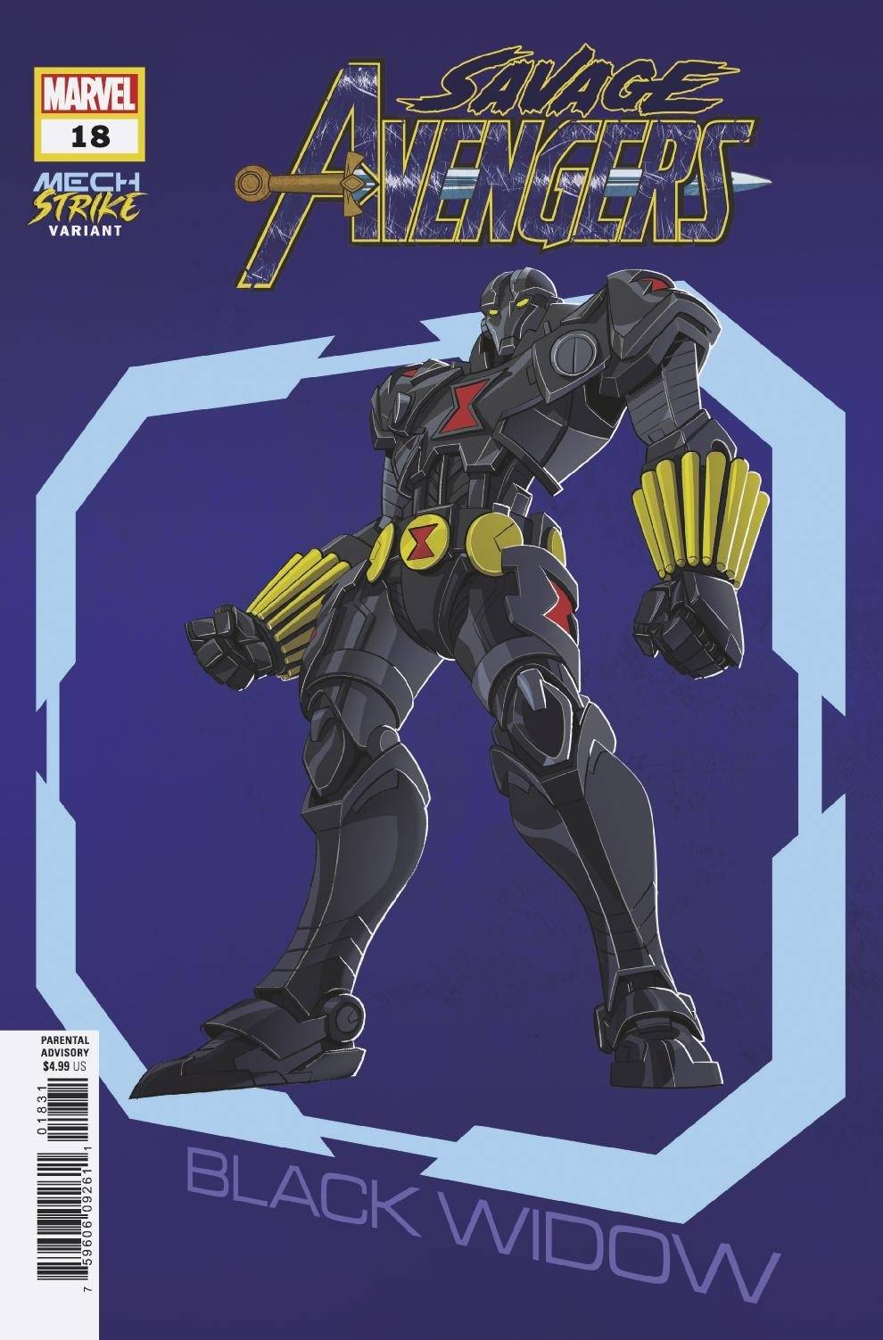 Savage Avengers #18 C Leonel Castellani Avengers Mech Strike Variant Kib (02/17/2021) Marvel
