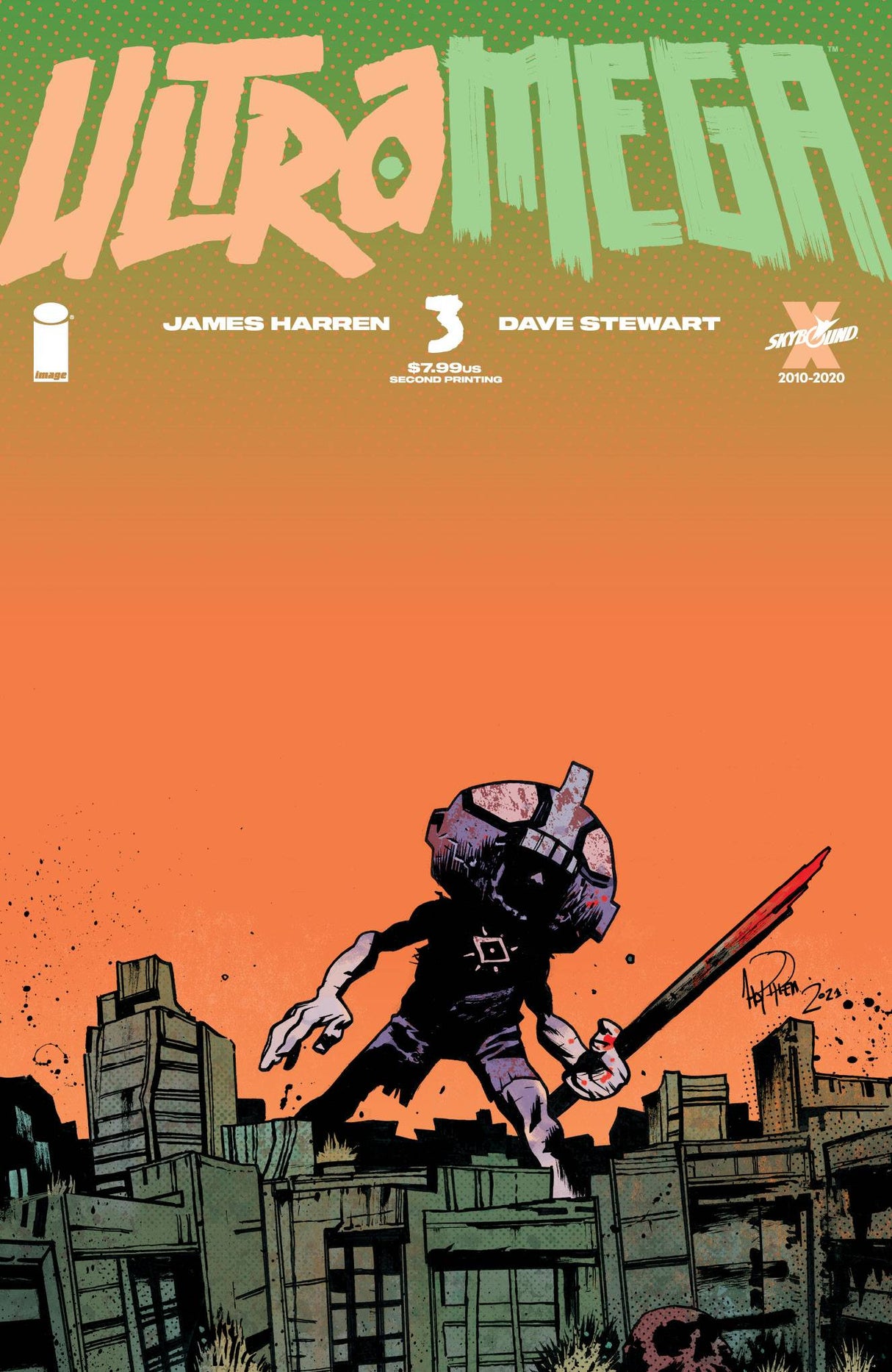 Ultramega #3 2nd Print James Harren Variant (Mr) (07/28/2021) Image