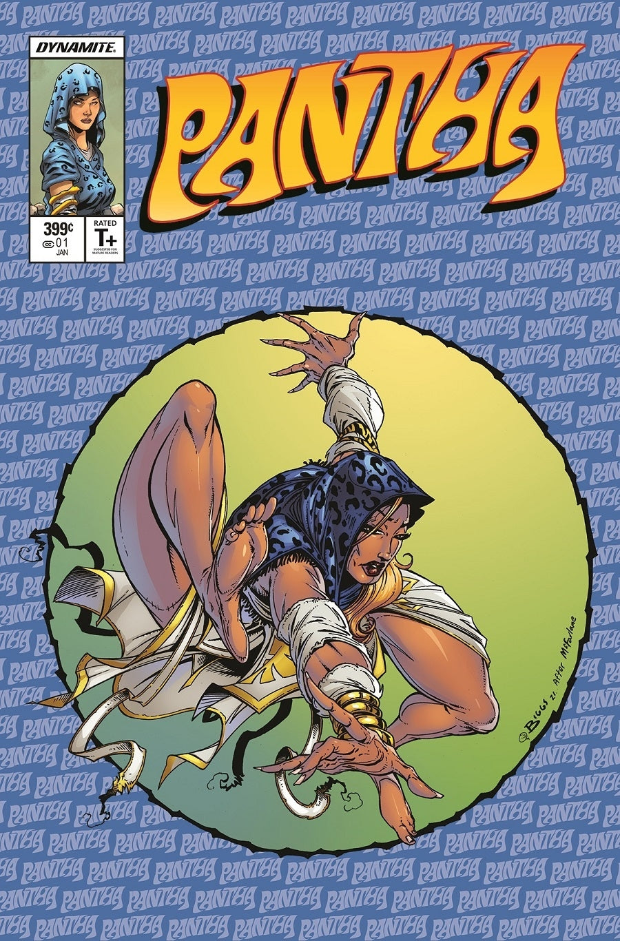 Pantha #1 Q FOC Jamie Biggs Todd McFarlane Amazing Spider-Man 300 Homage Variant (01/05/2022) Dynamite