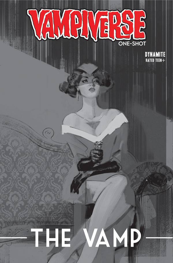 Vampiverse Presents Vamp #1 J 1:7 German Garcia B&W FOC Bonus Variant (06/29/2022) Dynamite