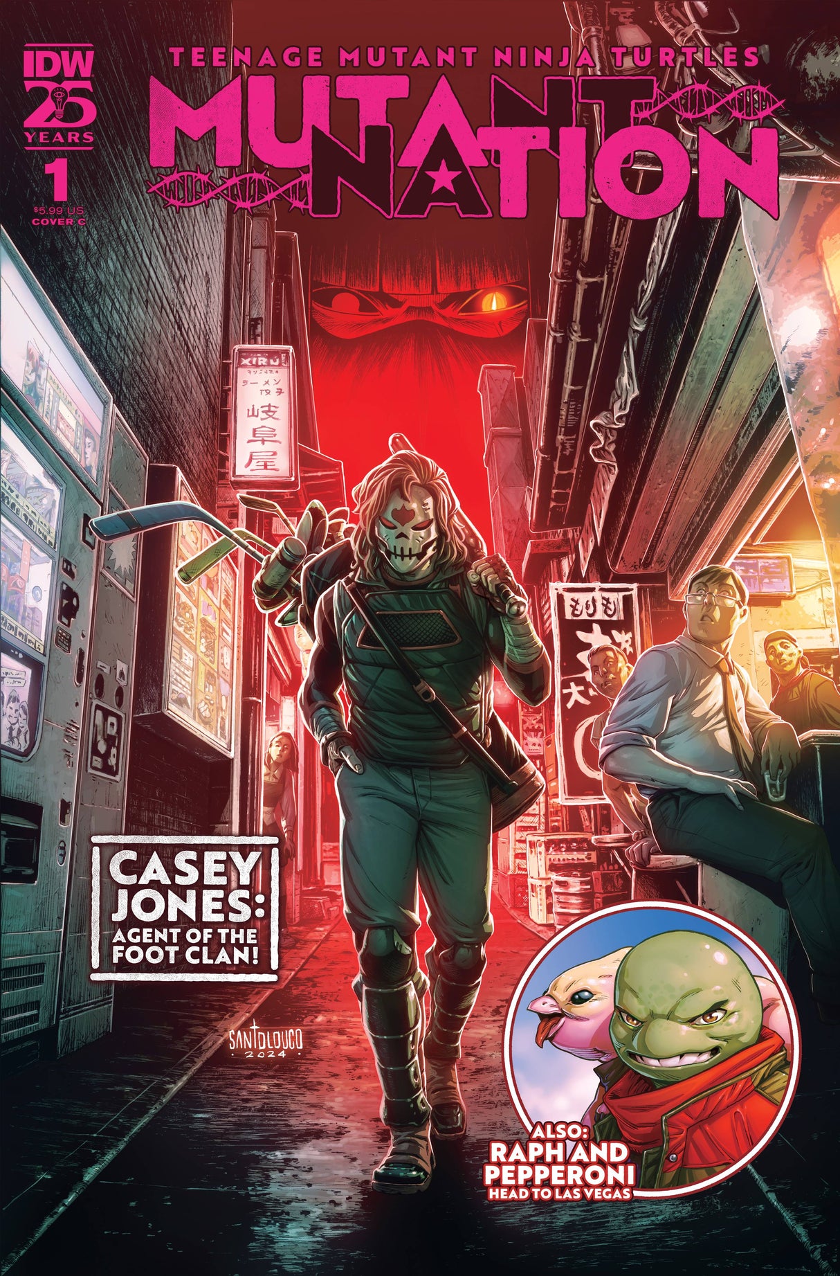 Teenage Mutant Ninja Turtles TMNT Mutant Nation #1 C Mateus Santolouco Variant (09/18/2024) Idw