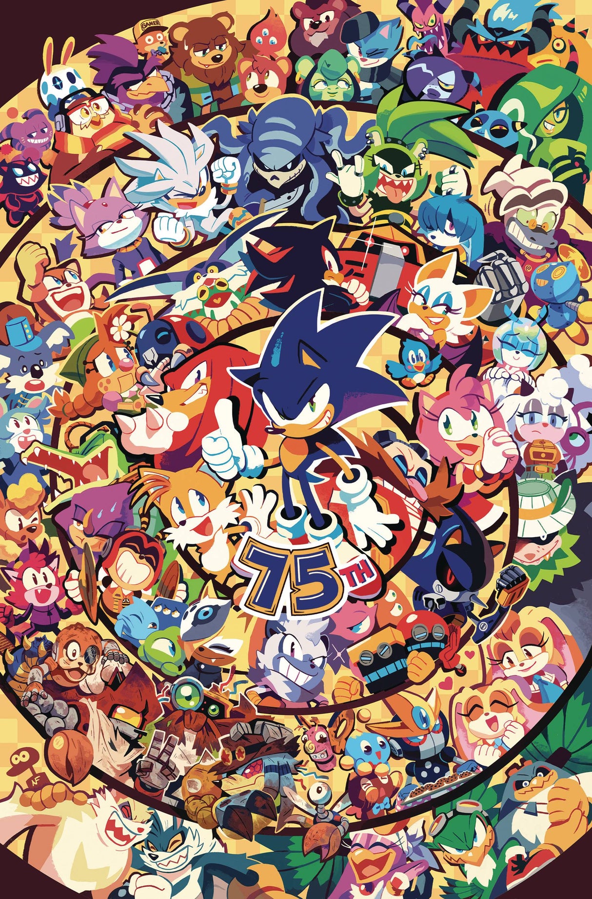 Sonic The Hedgehog #75 D 1:10 Nathalie Fourdraine Virgin Variant (12/18/2024) Idw