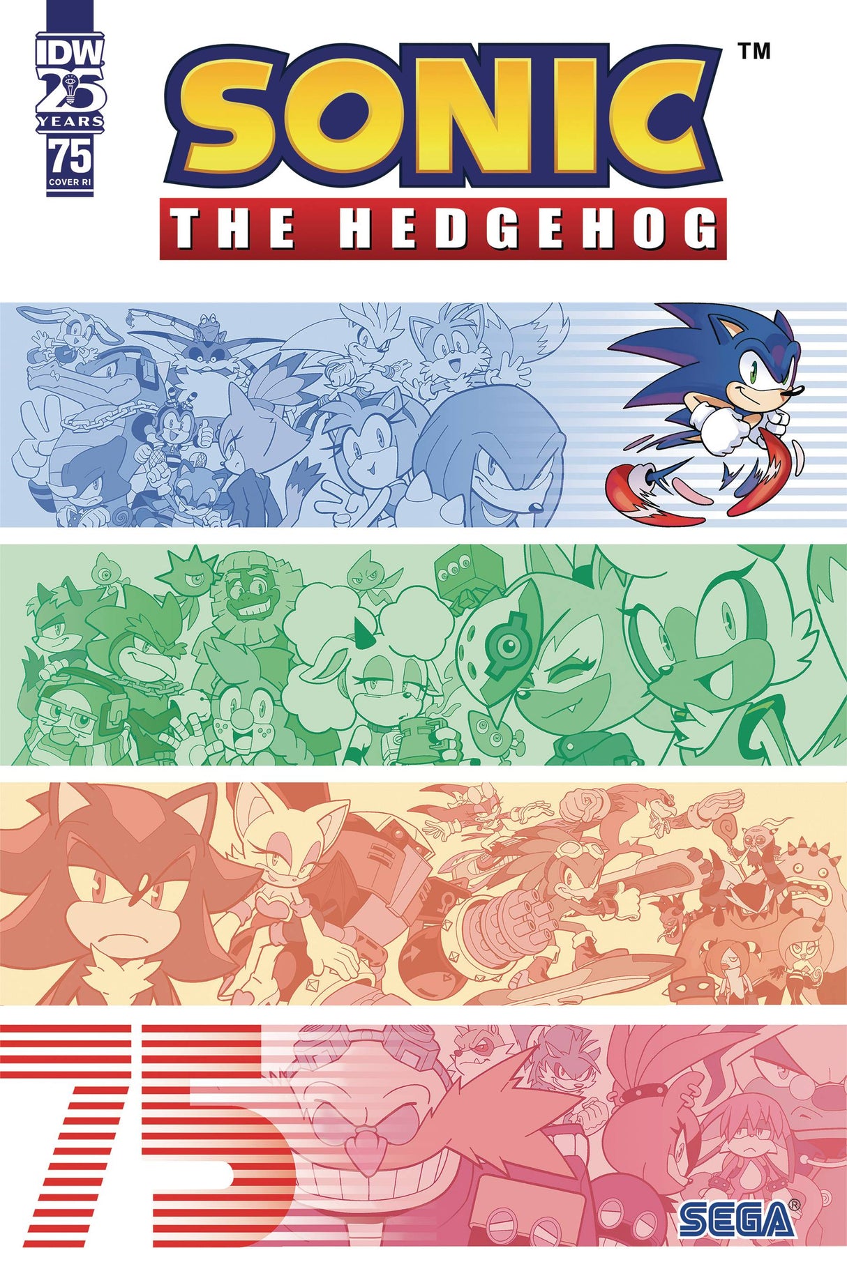 Sonic The Hedgehog #75 E 1:25 Tracy Yardley Variant (12/18/2024) Idw