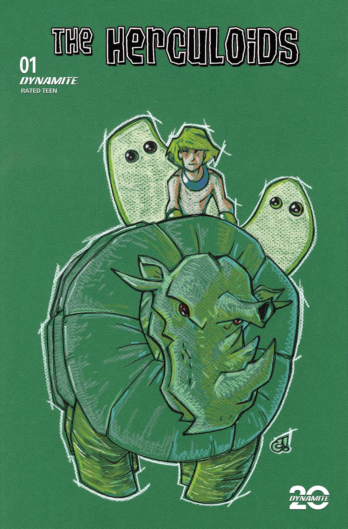 Herculoids #1 L 1:10 Craig Rousseau Pastel Art Original Variant (02/19/2025) Dynamite