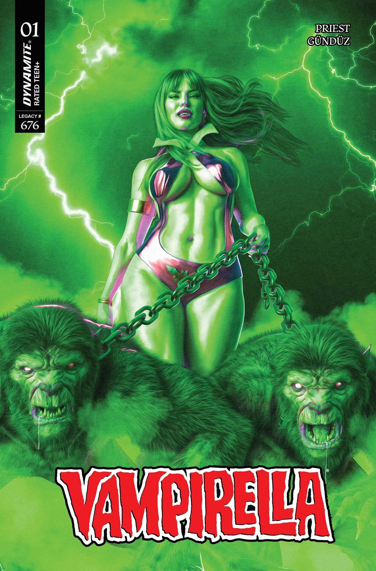 Vampirella (2025) #1 Zi Foc 1:25 Mark Spears Emerald Variant (03/26/2025) Dynamite