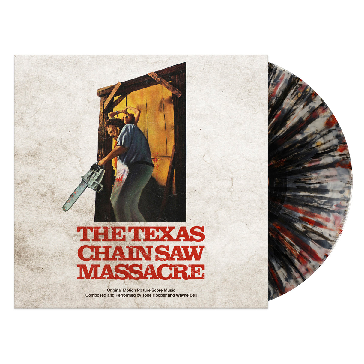 THE TEXAS CHAIN SAW MASSACRE Original Motion Picture Score (1974) (Human Detritus Splatter Exclusive) (Vinyl)