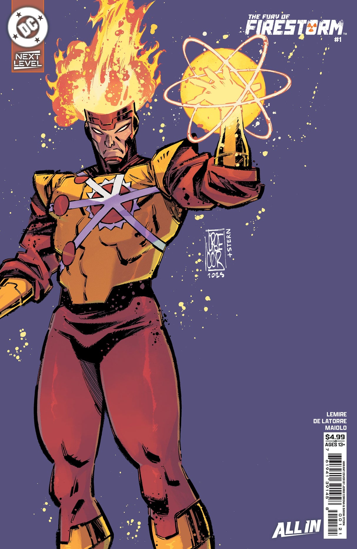 Fury Of Firestorm #1 (Of 6) D Jorge Corona Next Level Variant (04/08/2026) Dc