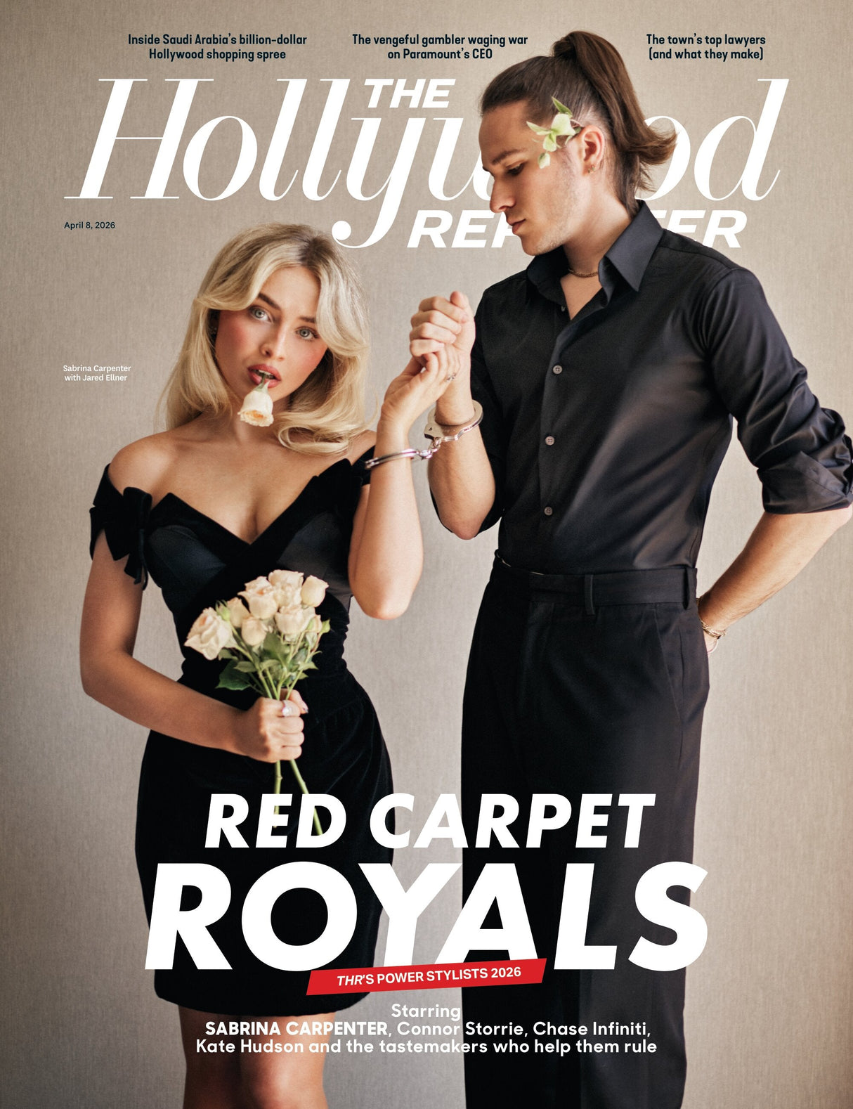 The Hollywood Reporter - 26.04.08 Edition: Red Carpet Royals & Power Stylists 2026, Starring Sabrina Carpenter, Kate Hudson & More, Saudi Arabia’s Hollywood Shopping Spree, Paramount CEO Feud & More!