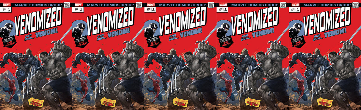 Venomized 1 Marvel SKAN Incredible Hulk 181 Homage Variant Spider-Man Venom Weapon H
