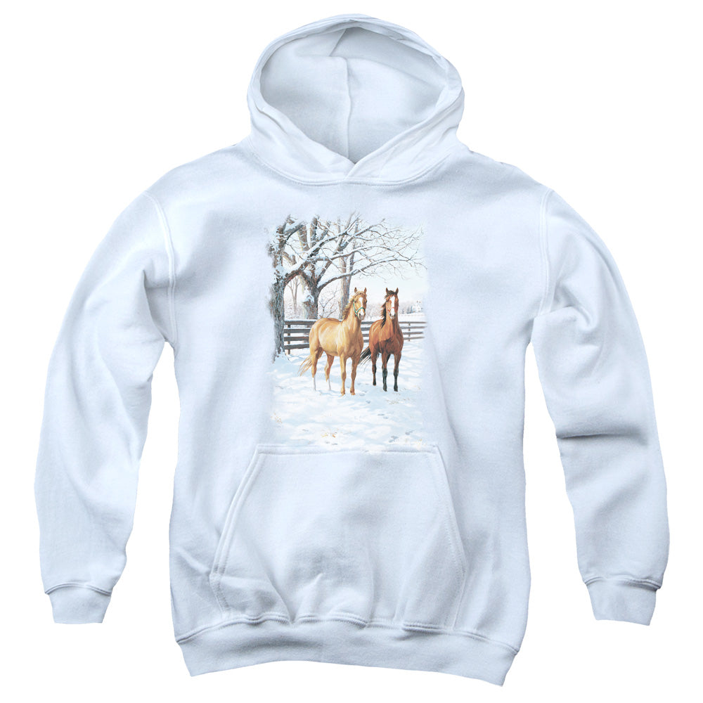 Wildlife Coffee And Chocolate Kids Youth Hoodie White