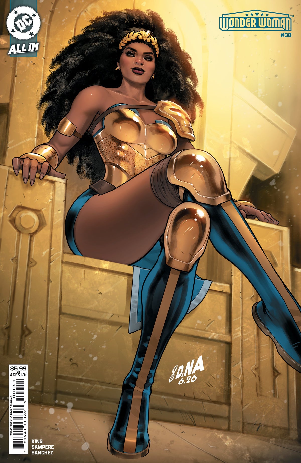 Wonder Woman #38 B David Nakayama Variant (10/21/2026) Dc