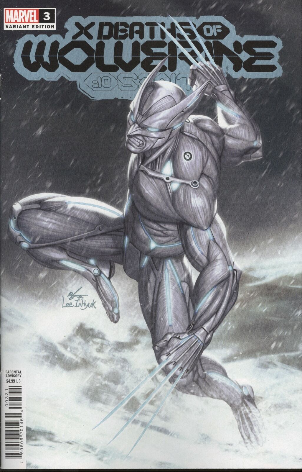 X Deaths Of Wolverine #3 C In-hyuk Lee Omega Wolverine Spoiler Variant (02/23/2022) Marvel