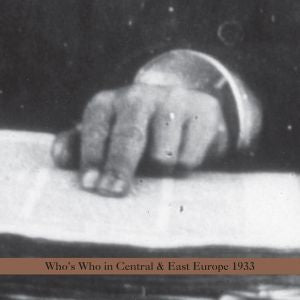 Who's Who in Central Europe 1933 (CD)