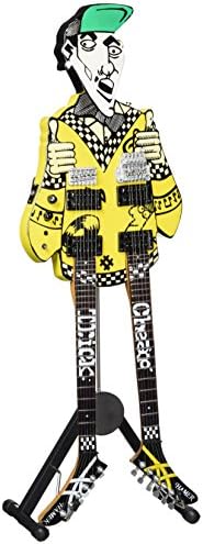 Rick Nielsen Cheap Trick 1983 Hamer Uncle Dick Doubleneck Mini Guitar Replica Collectible (Large Item, Collectible, Figure) (Action Figure)