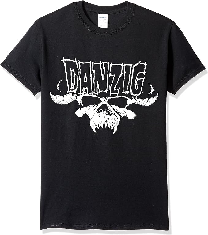 Danzig Skull Logo Mens T-shirt Officially Licensed