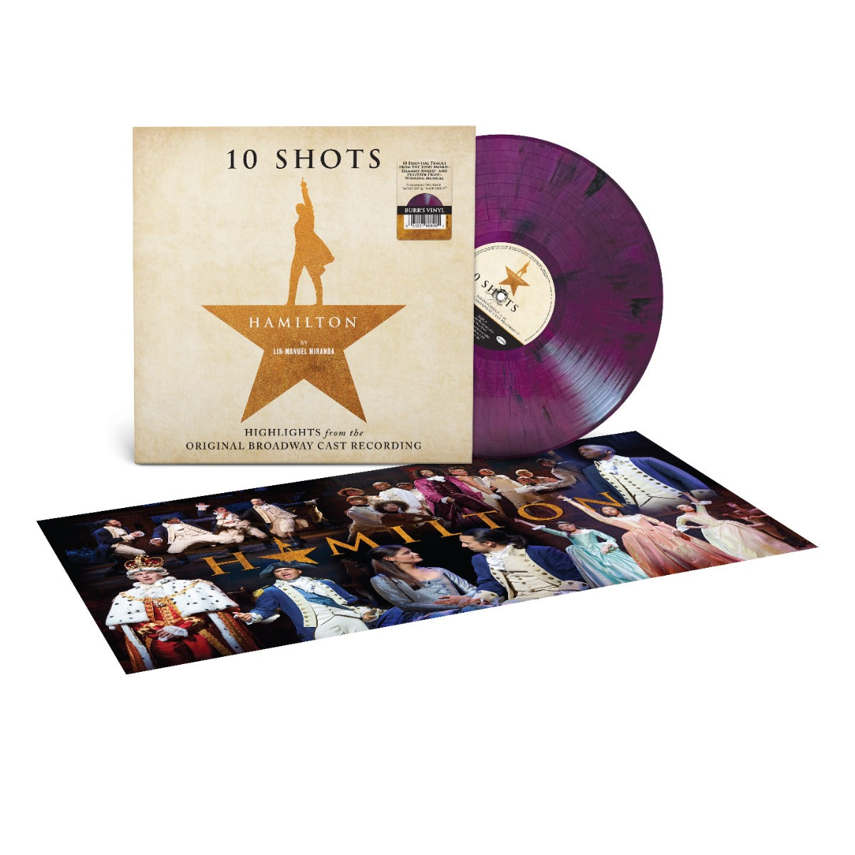 Hamilton: 10 Shots (Highlights From The Original Broadway Cast Recording) (Vinyl)