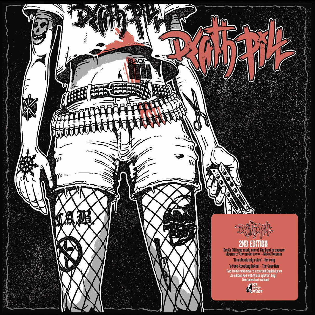 Death Pill (2nd Edition) (DELUXE EDITION, TRANSPARENT RED WITH WHITE SPLATTER VINYL) (Vinyl)