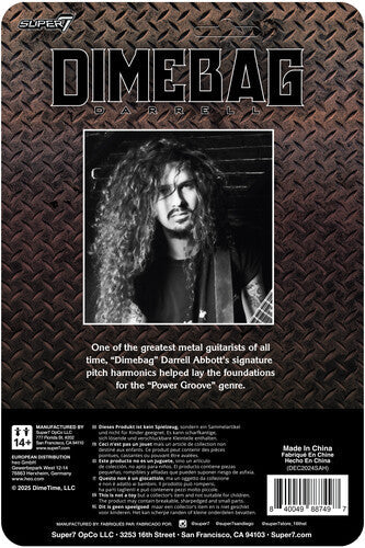 Super7 - Dimebag Darrell - ReAction Figures Wv1 - Dimebag Darrell (Culprit) (Action Figure) (Action Figure)