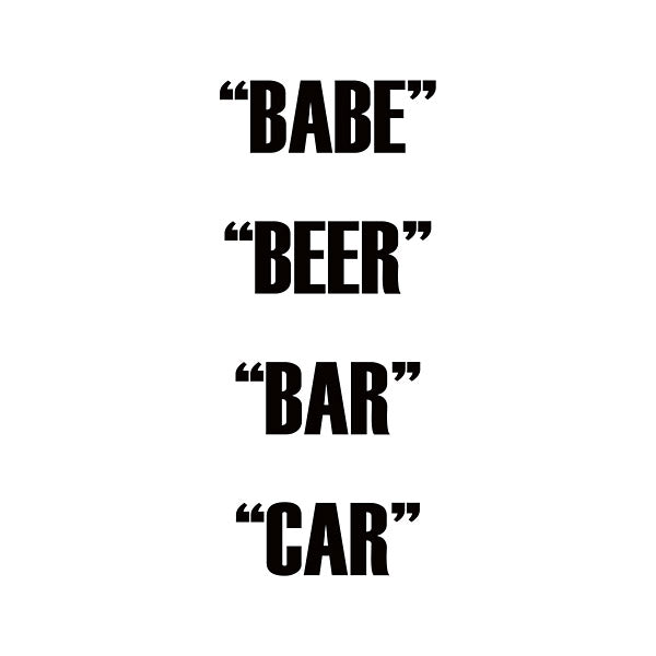 Babe Beer Bar Car (Vinyl) - Apocalypse Vinyl