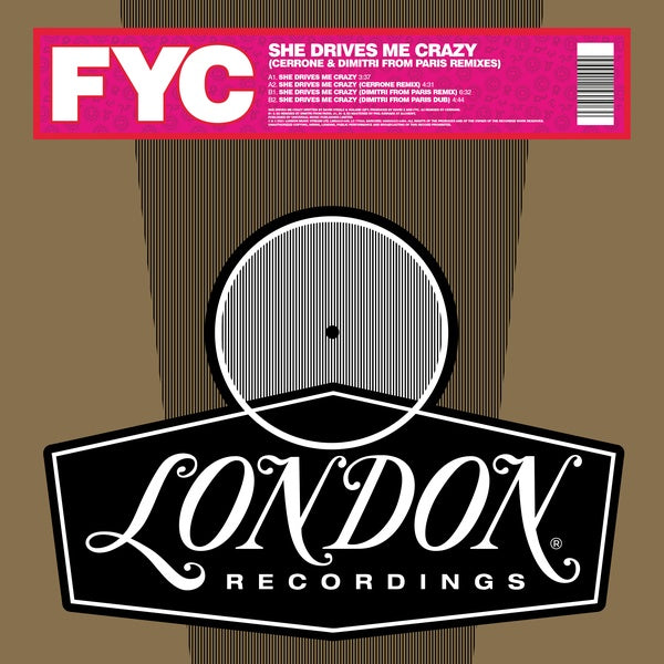 She Drives Me Crazy (Cerrone & Dimitri From Paris Remixes) (Vinyl) - Apocalypse Vinyl